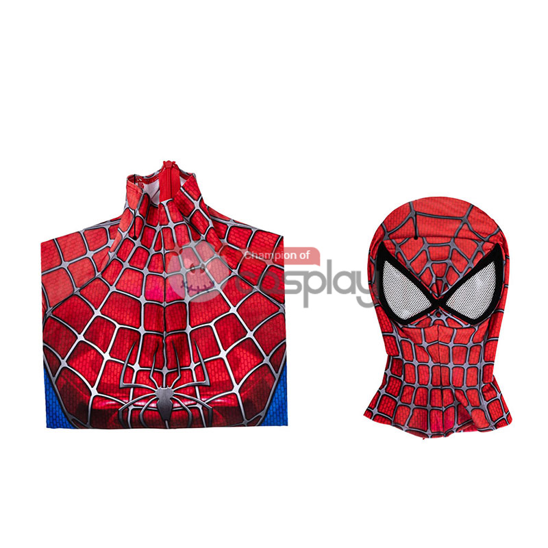 Female Spiderman Tobey Maguire Jumpsuit Spider Man Cosplay Suit