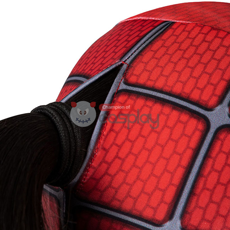 Female Spiderman Tobey Maguire Jumpsuit Spider Man Cosplay Suit