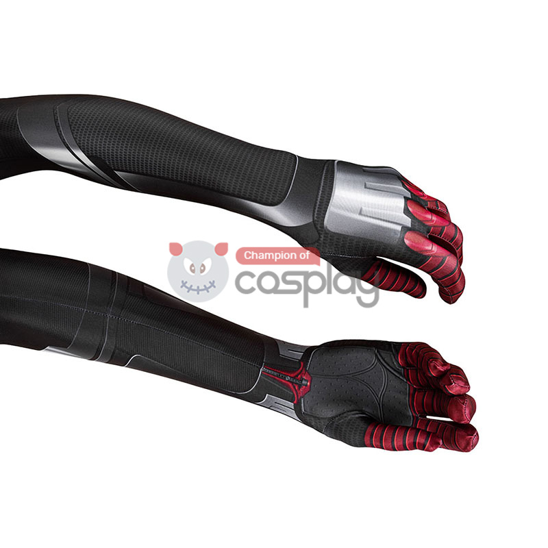 Spider Man Cosplay Costume Spiderman Miles Morales Jumpsuit Top Level