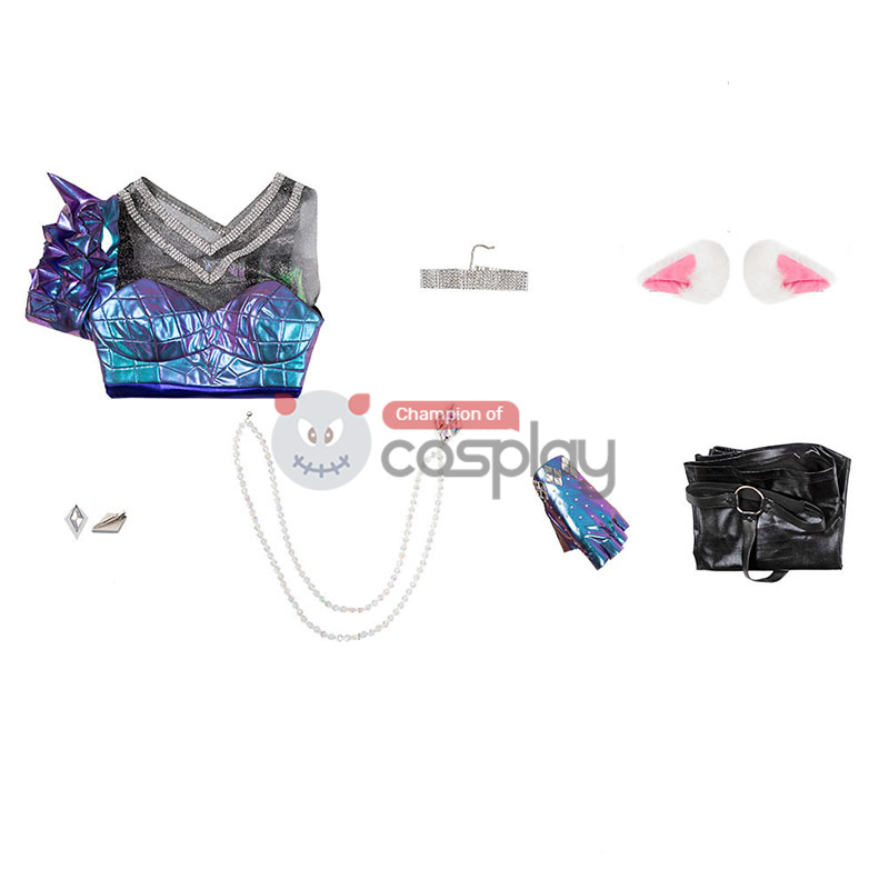 League Of Legends 2020 LOL KDA All Out Ahri Cosplay Costume
