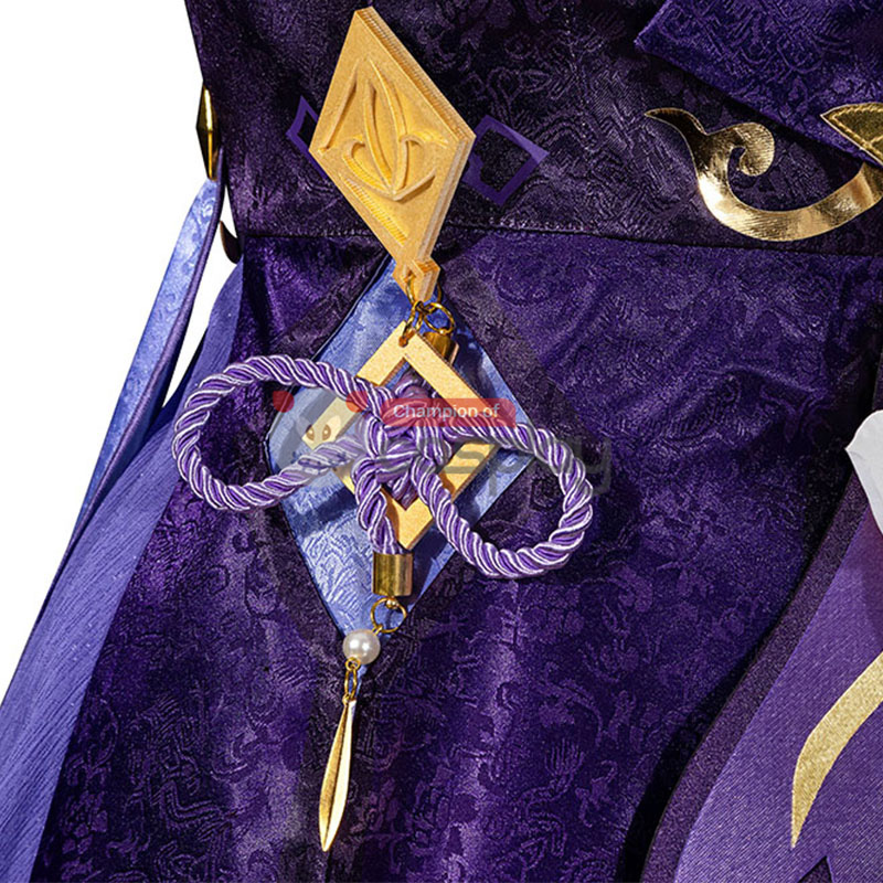 Genshin Impact Cosplay Suit Keqing Costume