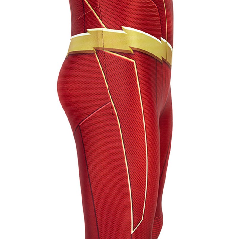 Kids Barry Allen Bodysuit Superhero Red Cosplay Costume