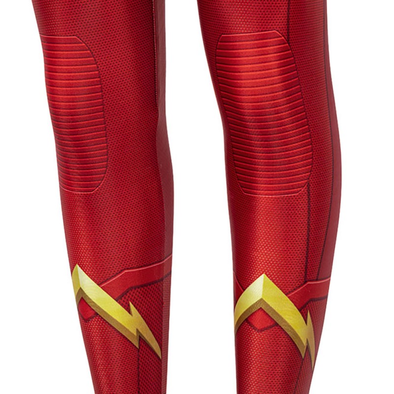 Kids Barry Allen Red Bodysuit Halloween Cosplay Suit