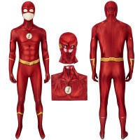 Barry Allen Red Bodysuit Halloween Cosplay Costume