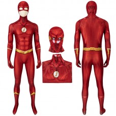 Barry Allen Red Bodysuit Halloween Cosplay Costume