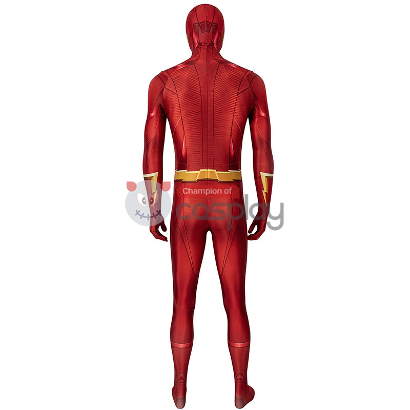Barry Allen Red Bodysuit Halloween Cosplay Costume