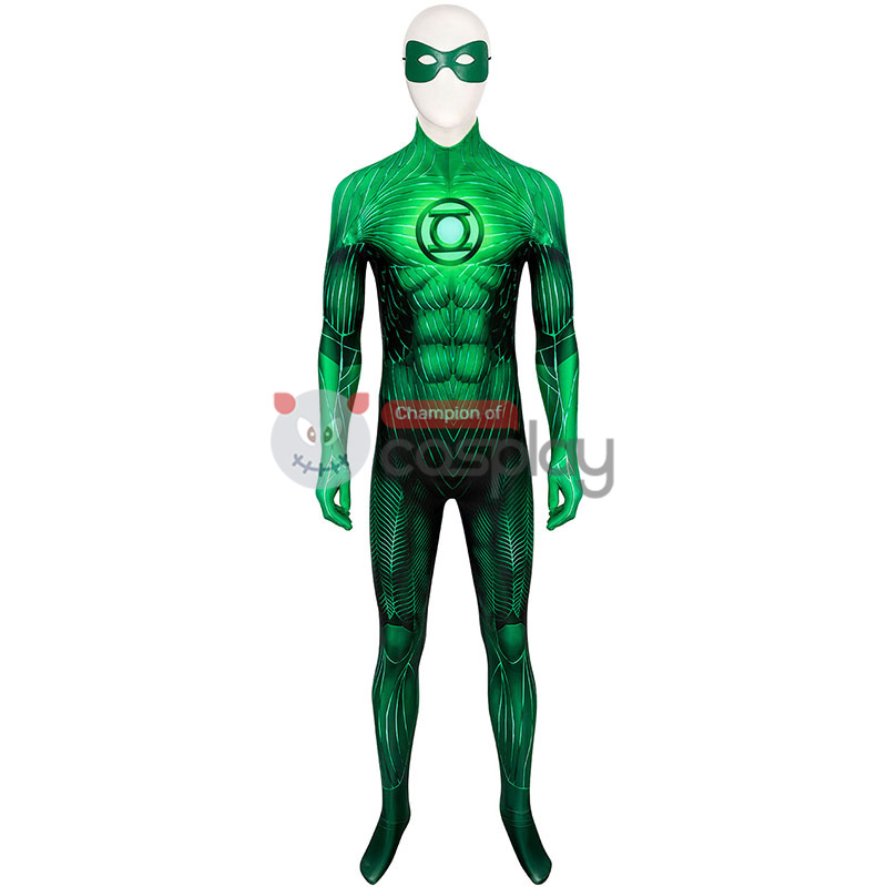 Hal Jordan Green Jumpsuit Cosplay Costume