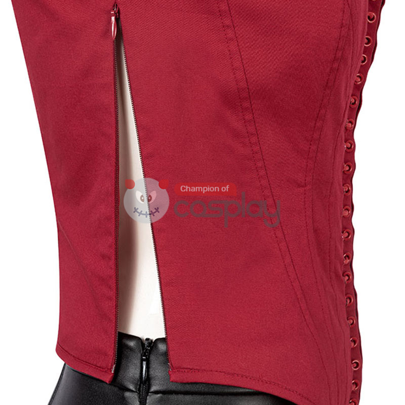 Captain America 3 Civil War Wanda Maximoff Cosplay Suit Scarlet Witch Costume
