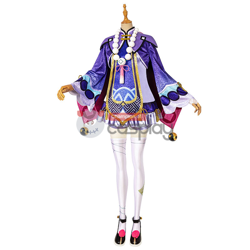 Genshin Impact Cosplay Suit Qiqi Costume Top Level