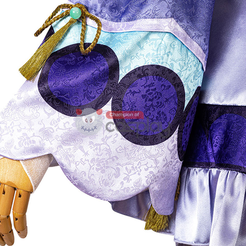 Genshin Impact Cosplay Suit Qiqi Costume Top Level