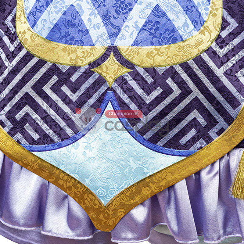 Genshin Impact Cosplay Suit Qiqi Costume Top Level