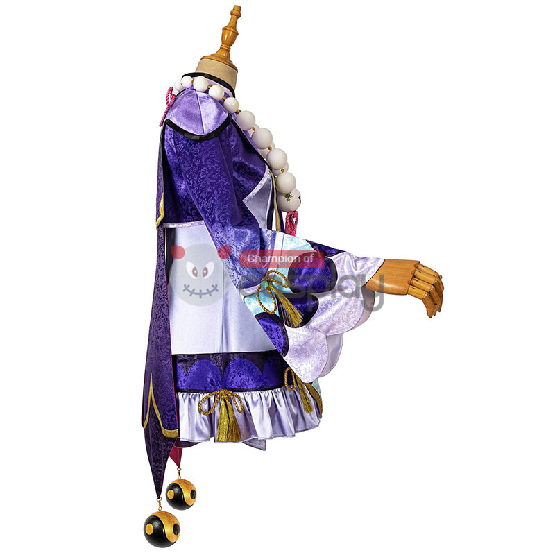 Genshin Impact Cosplay Suit Qiqi Costume Top Level