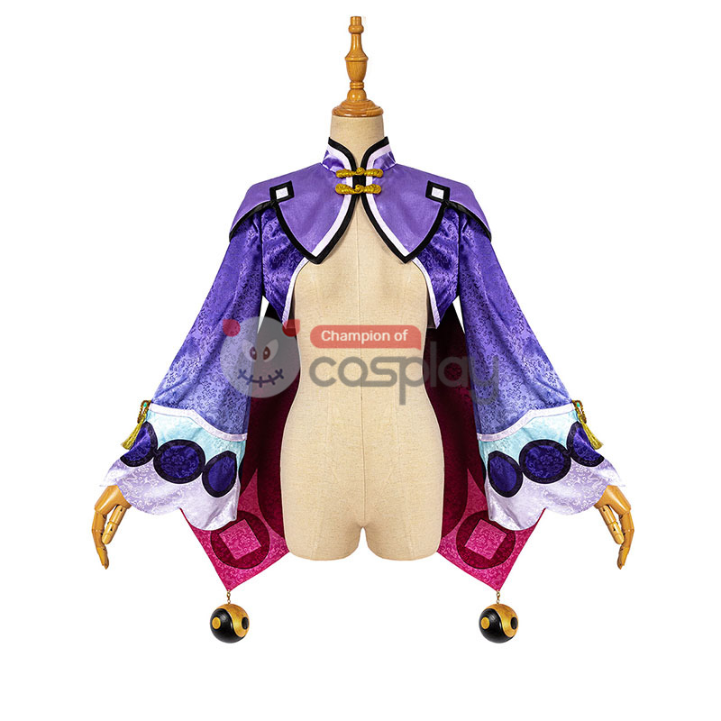 Genshin Impact Cosplay Suit Qiqi Costume Top Level