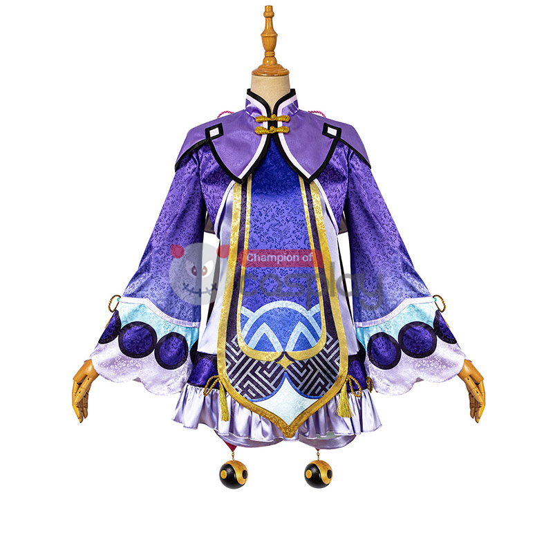 Genshin Impact Cosplay Suit Qiqi Costume Top Level