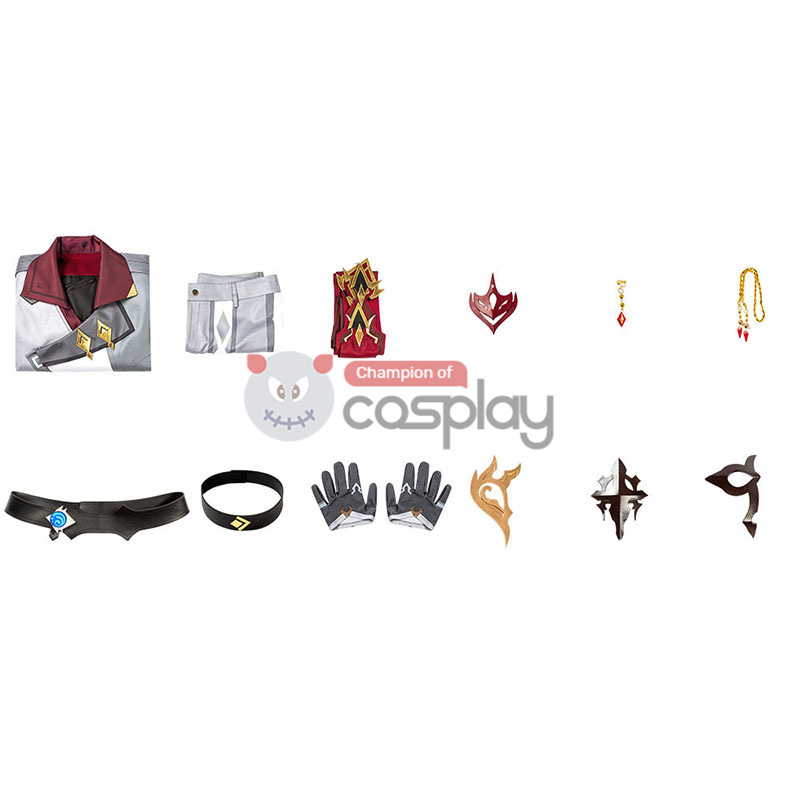 Genshin Impact Childe Cosplay Suit Tartaglia Costume