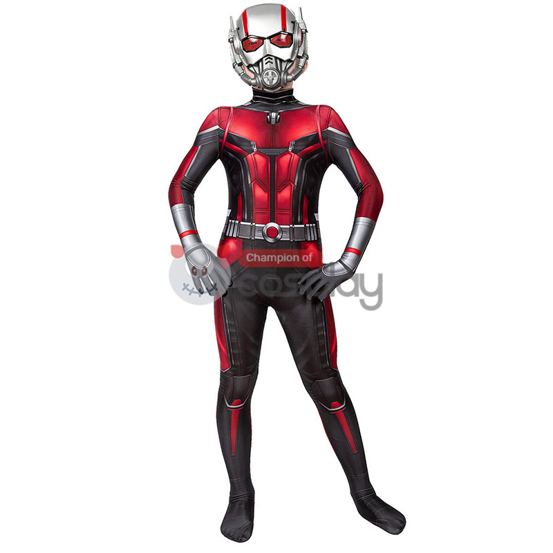 Kids Ant-Man and the Wasp Trailer Cosplay Costume Ant Man Jumpsuit