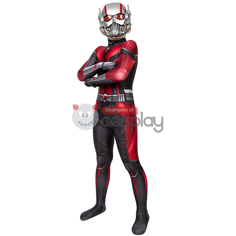 Kids Ant-Man and the Wasp Trailer Cosplay Costume Ant Man Jumpsuit