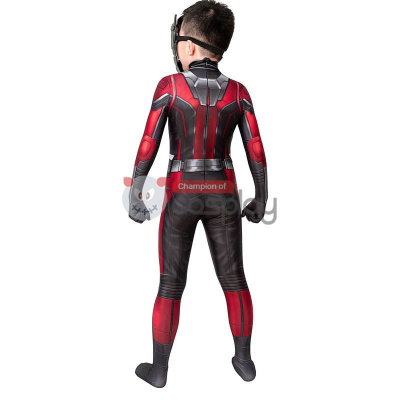 Kids Ant-Man and the Wasp Trailer Cosplay Costume Ant Man Jumpsuit