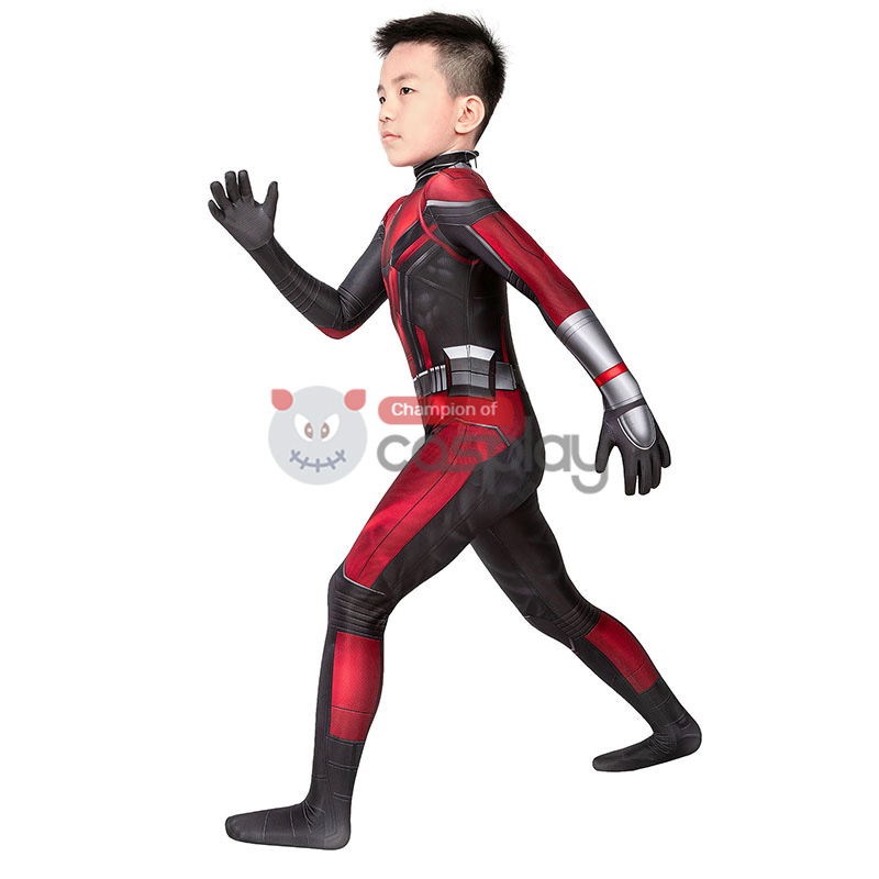 Kids Ant-Man and the Wasp Trailer Cosplay Costume Ant Man Jumpsuit