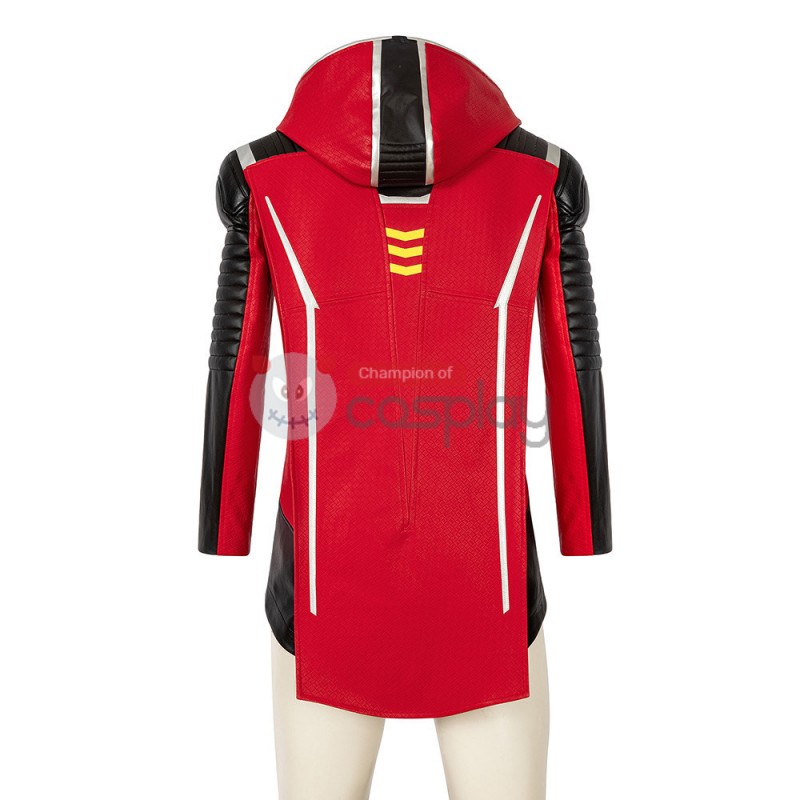 Knights Robin Red Costume Tim Drake Cosplay Richard Suit