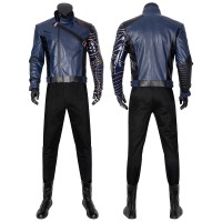 Bucky Barnes Costume 2021 New The Falcon and the Winter Soldier Cosplay Suit
