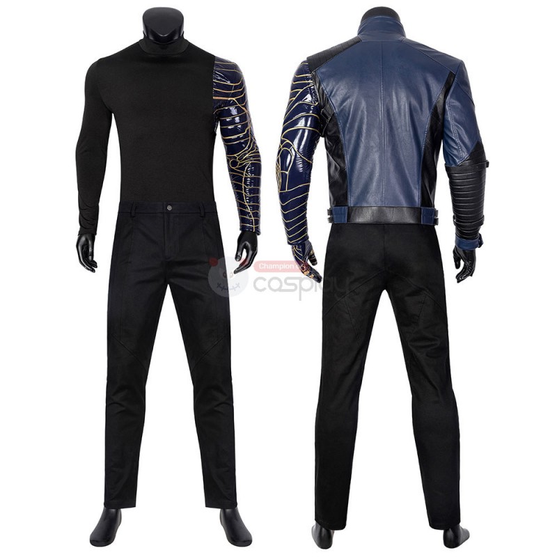 Bucky Barnes Costume 2021 New The Falcon and the Winter Soldier Cosplay Suit
