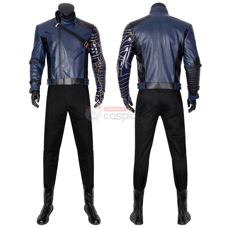 Bucky Barnes Costume 2021 New The Falcon and the Winter Soldier Cosplay Suit