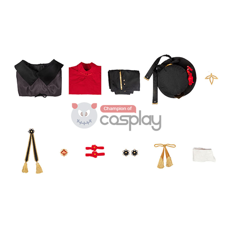 Genshin Impact Hu Tao Cosplay Costume
