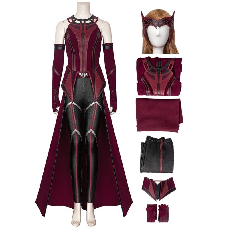 Clearance Sale - Ready To Ship 2021 Wanda Costume WandaVision New Cosplay Wanda Maximoff Scarlet Witch Suit
