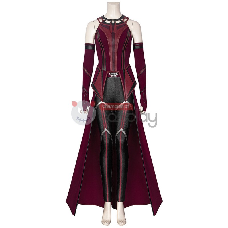 Clearance Sale - Ready To Ship - Female XXXL Size Wanda Maximoff Costume Scarlet Witch Cosplay Suit without Cloak