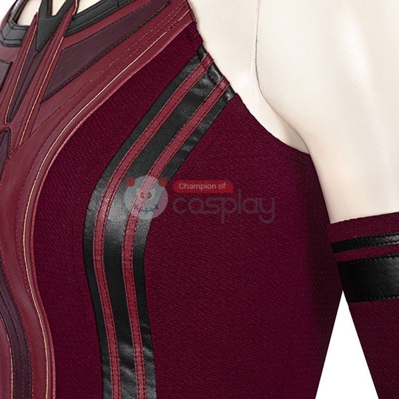 Ready To Ship 2021 Wanda Costume WandaVision New Cosplay Wanda Maximoff Scarlet Witch Suit