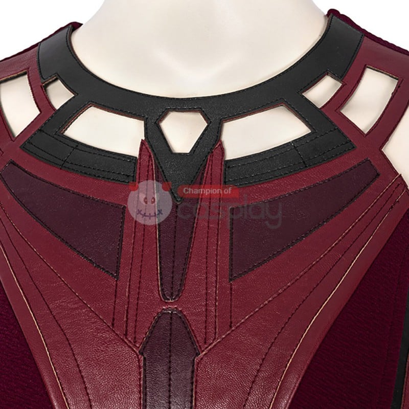 Clearance Sale - Ready To Ship - Female XXXL Size Wanda Maximoff Costume Scarlet Witch Cosplay Suit without Cloak