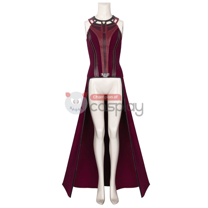 Clearance Sale - Ready To Ship - Female XXXL Size Wanda Maximoff Costume Scarlet Witch Cosplay Suit without Cloak