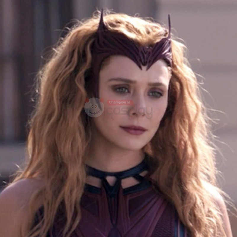 Ready To Ship 2021 New Scarlet Witch Cosplay Wanda Maximoff Costume Upgraded Version