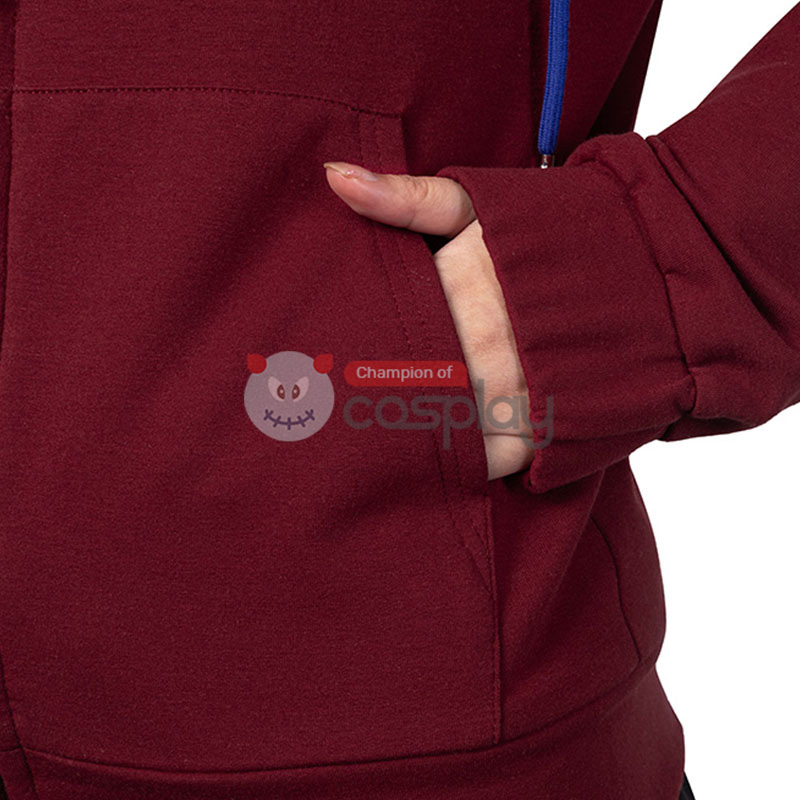 Wanda Hoodies Costume WandaVision Maximoff Scarlet Witch Cosplay Suit