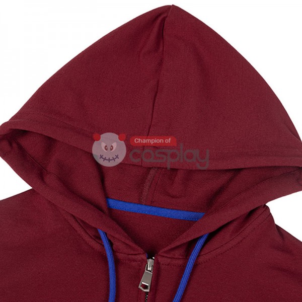 Wanda Hoodies Costume WandaVision Maximoff Scarlet Witch Cosplay Suit