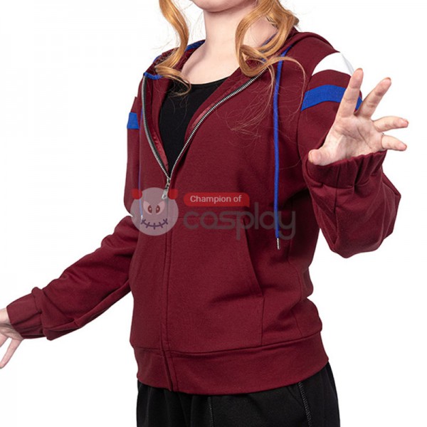Wanda Hoodies Costume WandaVision Maximoff Scarlet Witch Cosplay Suit