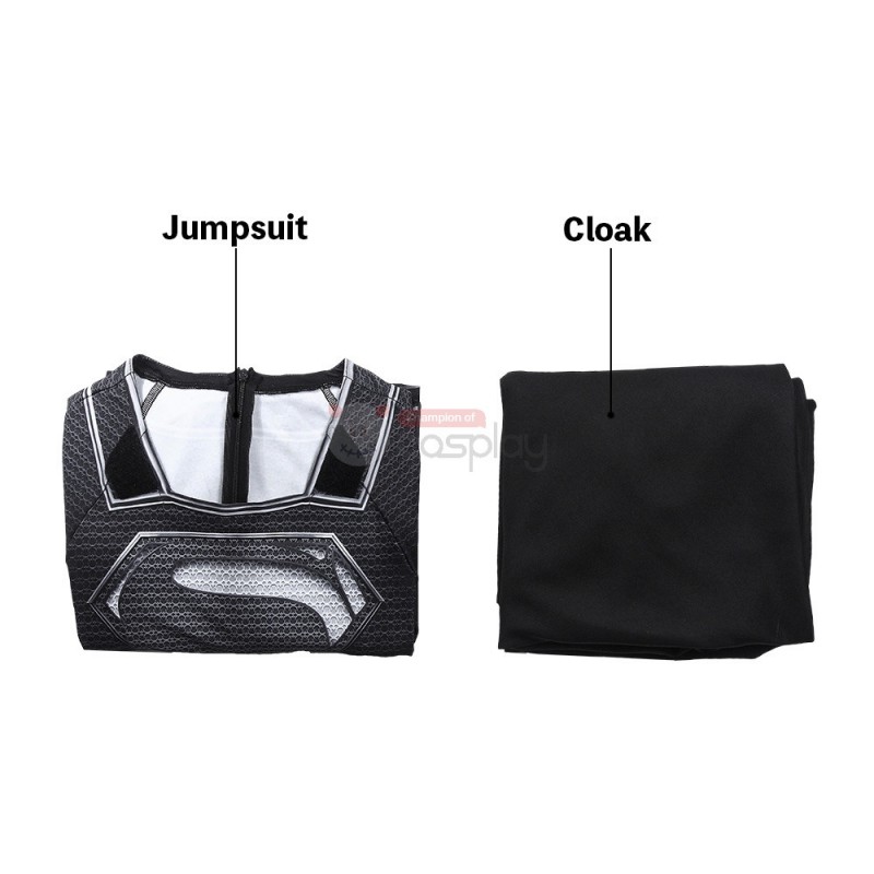 Black Clark Cosplay Costume Zentai Jumpsuit
