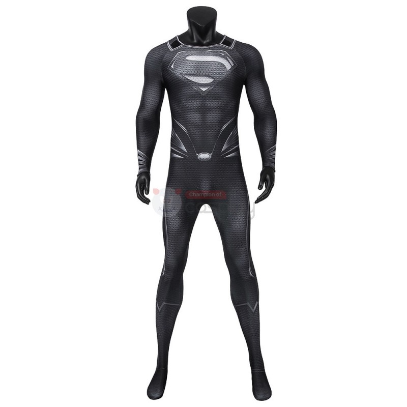 Black Clark Cosplay Costume Zentai Jumpsuit