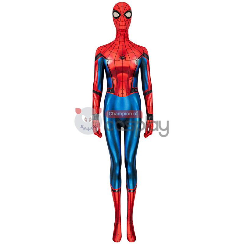 Female Spider-Man Costume Peter Parker Spiderman Far From Home Cosplay Suit