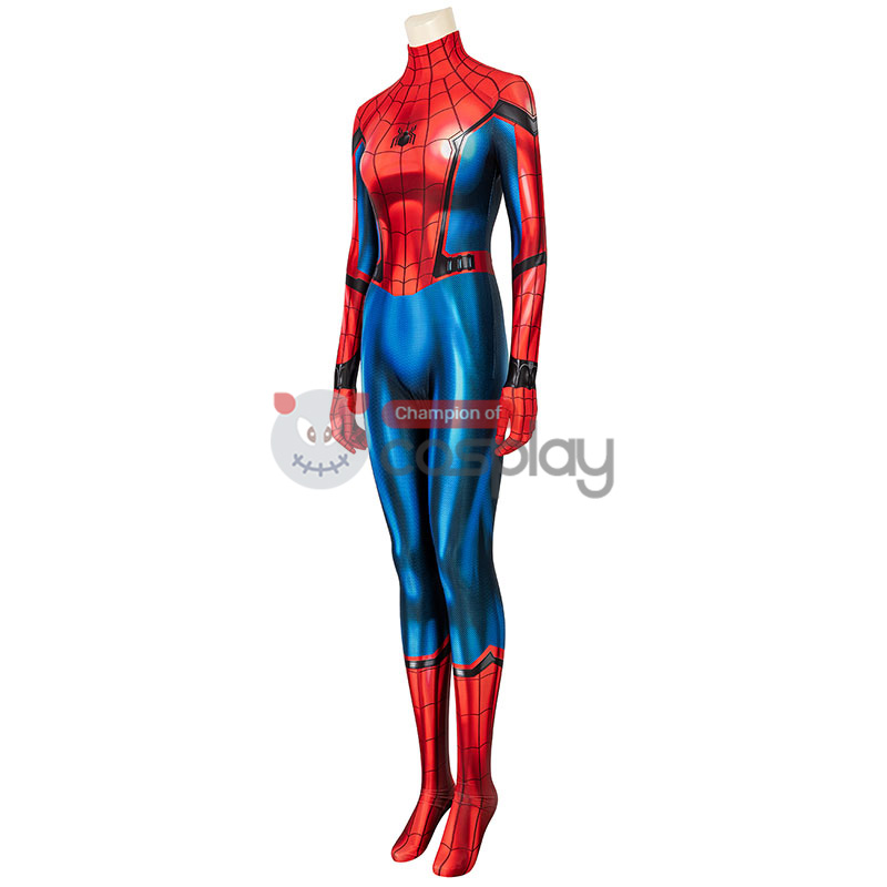 Female Spider-Man Costume Peter Parker Spiderman Far From Home Cosplay Suit