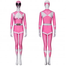 Pink Ranger Costume Mighty Morphin Power Rangers Cosplay Suit