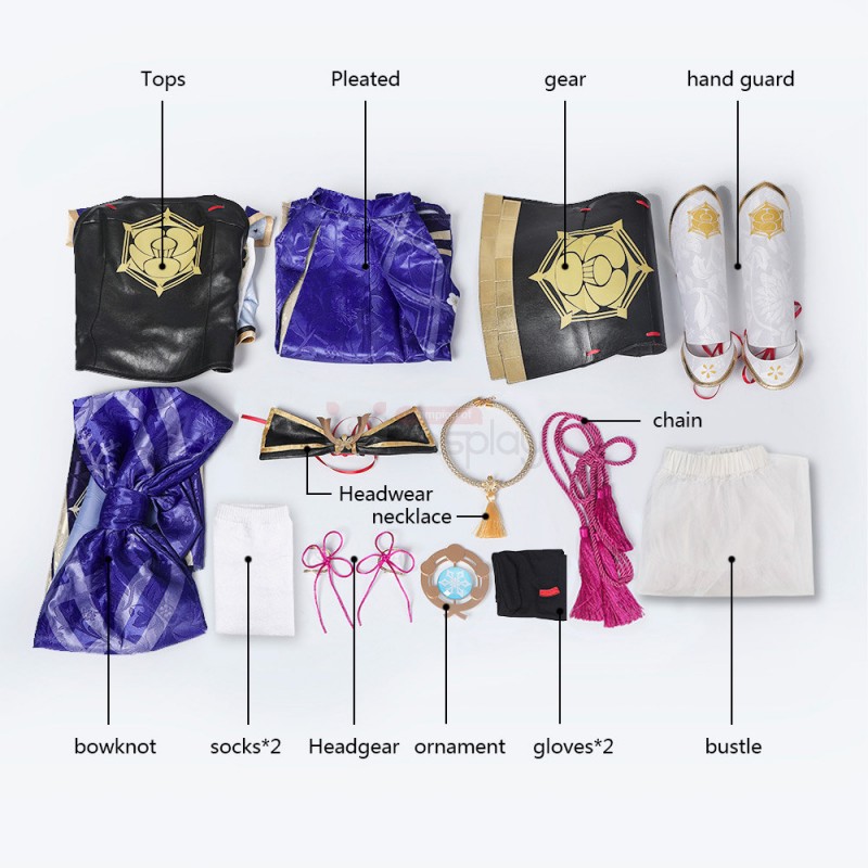 Genshin Impact Kamisato Ayaka Cosplay Costume