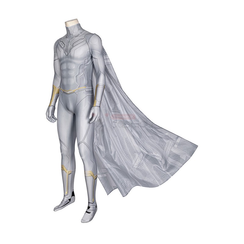 White Vision Costume 2021 WandaVision Jumpsuit New Wanda Maximoff Scarlet Witch Suit