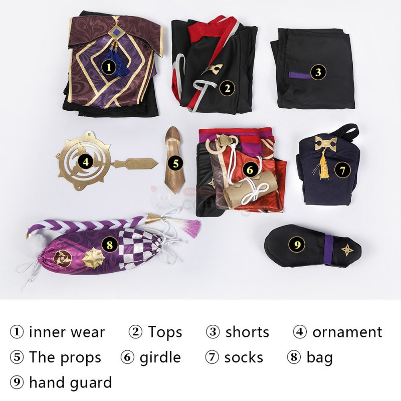 Genshin Impact Scaramouche Cosplay Costume