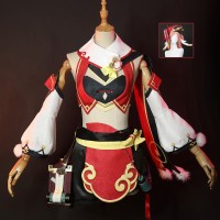 Yanfei Costume Genshin Impact Cosplay Suit