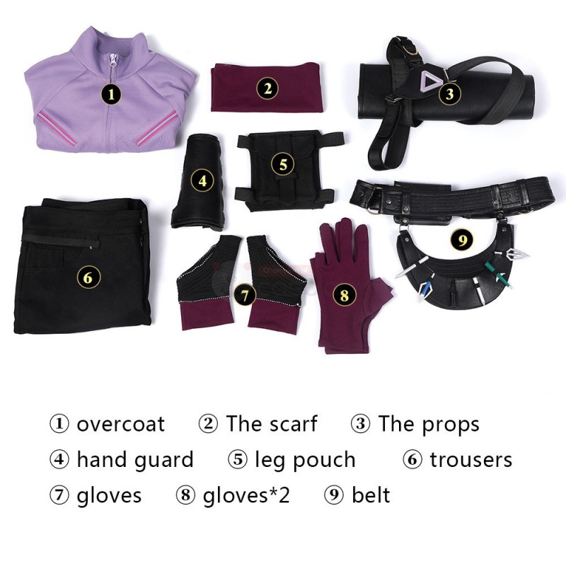 Kate Bishop Costume Young Avengers Hawkeye Cosplay Suit