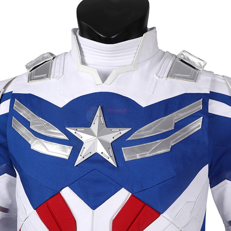 2021 Captain America Sam Wilson Costume New The Falcon and the Winter Soldier Cosplay Suit