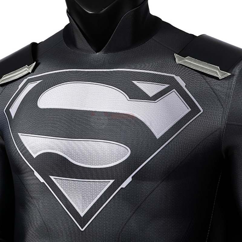 Clark Black Jumpsuit Cosplay Costume