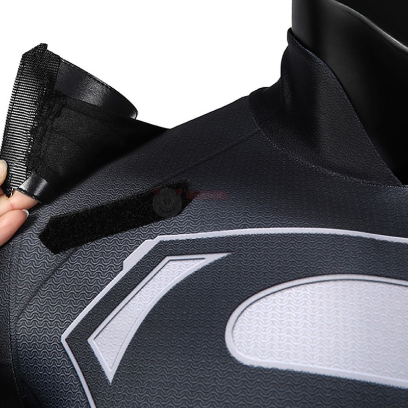 Clark Black Jumpsuit Cosplay Costume